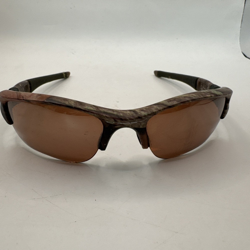 Oakley Flak Jacket 1.0 Kings Woodland Camo 24-153  63-14 133 Sunglasses